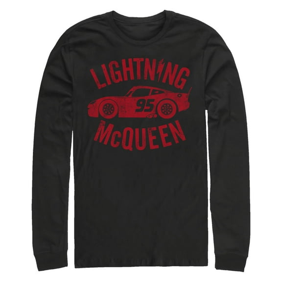 Men's Cars Lightning McQueen Long Sleeve Shirt