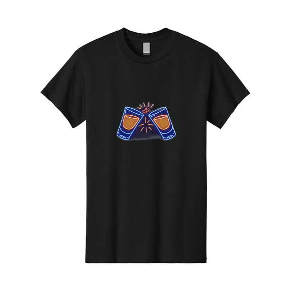 Cheers Mens Graphic Tee, 100% Cotton, Casual Summer Wear BAA287