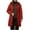 Wine, variant on Coorders Women's Heavyweight Winter Jackets with Hooded, Womens Oversized Fleece Lined Winter Parka, Outwear Puffer Jacket Coat ,Women's Plus Orange,Size XXL