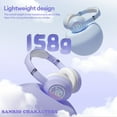 thumbnail image 4 of Miniso Sanrio EM-368   5.2 Headphone Stereo Sound Wireless Earphones With RGB Light Headsets Kuromi Melody Hello Kitty Xinyi, 4 of 5