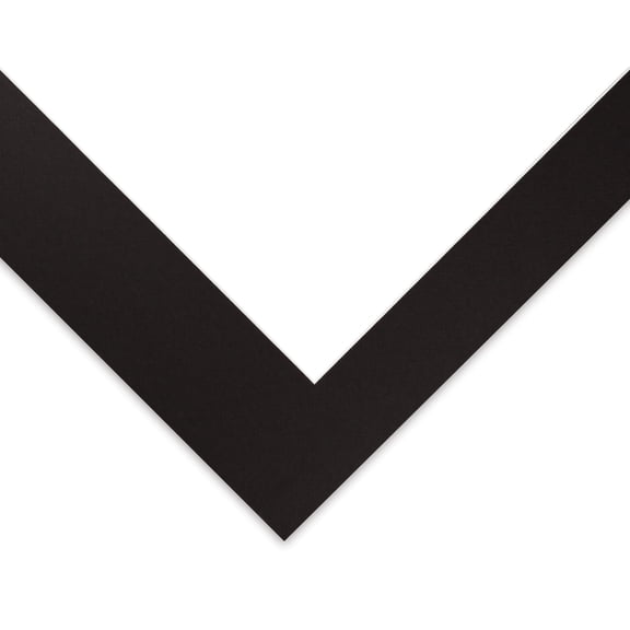 Blick Pre-Cut Mat - Raven Black, 18" x 24" (13-1/2" x 17-1/2" Opening)