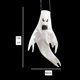thumbnail image 2 of 3 piezas de mangas de viento de fantasma blanco, bandera de manga de viento colgante espeluznante, decoraciones para fiestas, accesorios de vacaciones, patio interior al aire libre, césped Xemadio ZJWJ892, 2 of 5