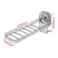 thumbnail image 2 of Moocorvic Clearance Sale Wall Mounted Drying Rack, Collapsible Hanging Organize, Suction Cup Retractable Drying Rack Clothing for Balcony Laundry Bathroom, 2 of 2