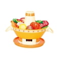thumbnail image 2 of HILABEE Simulation Kitchen Playset Toy ,Pretend Play with Light Cooking Tools ,Learning Yellow, 2 of 9