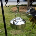 thumbnail image 4 of OUNONA Portable Stainless Steel Camping Tea Kettle, Plated Stovetop Water Pot for Outdoor Hiking and Travel, 4 of 8