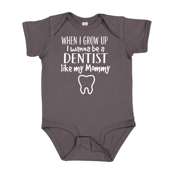 Inktastic Future Dentist Like Mommy Boys or Girls Baby Bodysuit