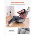 thumbnail image 3 of VEVOR 360° Swivel Floor Gaming Chair with 4 Adjustable Position Folding Floor Chair, 3 of 9