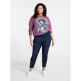 thumbnail image 2 of Terra & Sky Women's Plus Pull On Skinny Jegging Pants with Control Panel, Sizes 0X-5X, 2 of 5