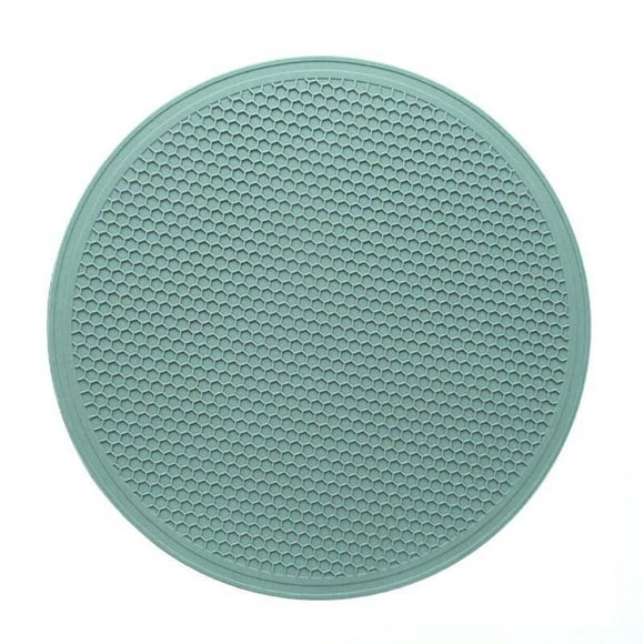 Alfombrilla protectora de silicona para microondas, salvamanteles resistente al calor y almohadilla térmica con diseño de panal. Alfombrilla aislante para encimera de cocina, escurridor de platos y