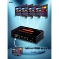thumbnail image 2 of Splitter Divisor De Señal 1 Pantalla A 4 Pantalla Hd 4k, 2 of 9