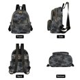 thumbnail image 4 of FORMRS Mini Backpack Purse for Women Quilted Travel Daypack Casual Shoulder Bag, Gray Sky Pattern, 4 of 7