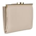 thumbnail image 2 of Julia Buxton Women's Pebble RFID Lexington Wallet, White Pepper, 2 of 7