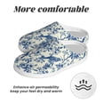 thumbnail image 6 of Lsque Vintage Floral Birds Pattern Womens Comfort Cotton on Scuff With Memory Foam and Anti-skid Sole Slipper-46/47, 6 of 7