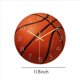 thumbnail image 4 of 2X Reloj de Pared Silencioso Acrílico de Baloncesto Dormitorio Sala de Estar Despertador de Cumpleaños Presente para la Decoración de la Habitación, 4 of 7