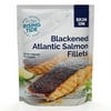 Rising Tide Frozen Atlantic Salmon Fillets Blackened Flavor