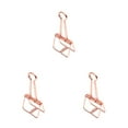 thumbnail image 2 of Becaristey Multi-size Colorful Hollow Out Binder Notes Clips Letter Paper Clip Office orange S 3Set, 2 of 6