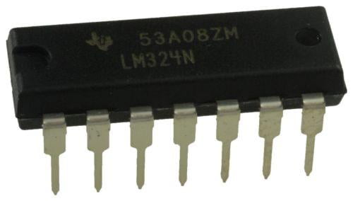 Texas Instruments LM324N LM324 - Low Power Quad Op-Amp (Pack of 5)