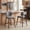 Gray + Brown, variant on Christopher Knight Home 25.7" Modern Counter Height Bar Stools Set of 2, Rubberwood Frame, Gray+Brown