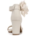 thumbnail image 3 of LifeStride Womens Adore Me Faux Leather Decorative Flower Ankle Strap, 3 of 3
