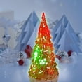 thumbnail image 7 of TOOPTY Acrylic Lighted Christmas Tree 5.1 Inch, Color Changing LED Table Top Holiday Decoration with Glitter Effects for Party Props, 7 of 7