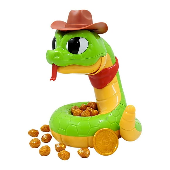 Electric Game Toys Tricky And Scary Game Hungry Reptile Gold Game Sense Trigger Prank Toys Christmas Prank Gift For Kids (Battery Not Included)