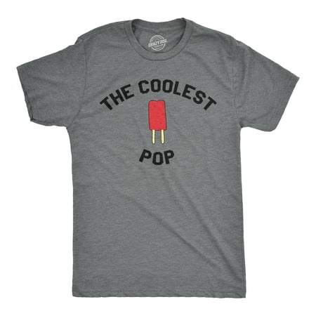 Mens Coolest Pop Funny Best Dad Ever Cool Popsicle Pun T (Best Dog Outfit Ever)