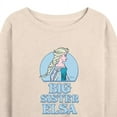 thumbnail image 3 of Frozen - Winter - Big Sister Elsa - Women's Lightweight French Terry Long Sleeve Shirt, 3 of 5