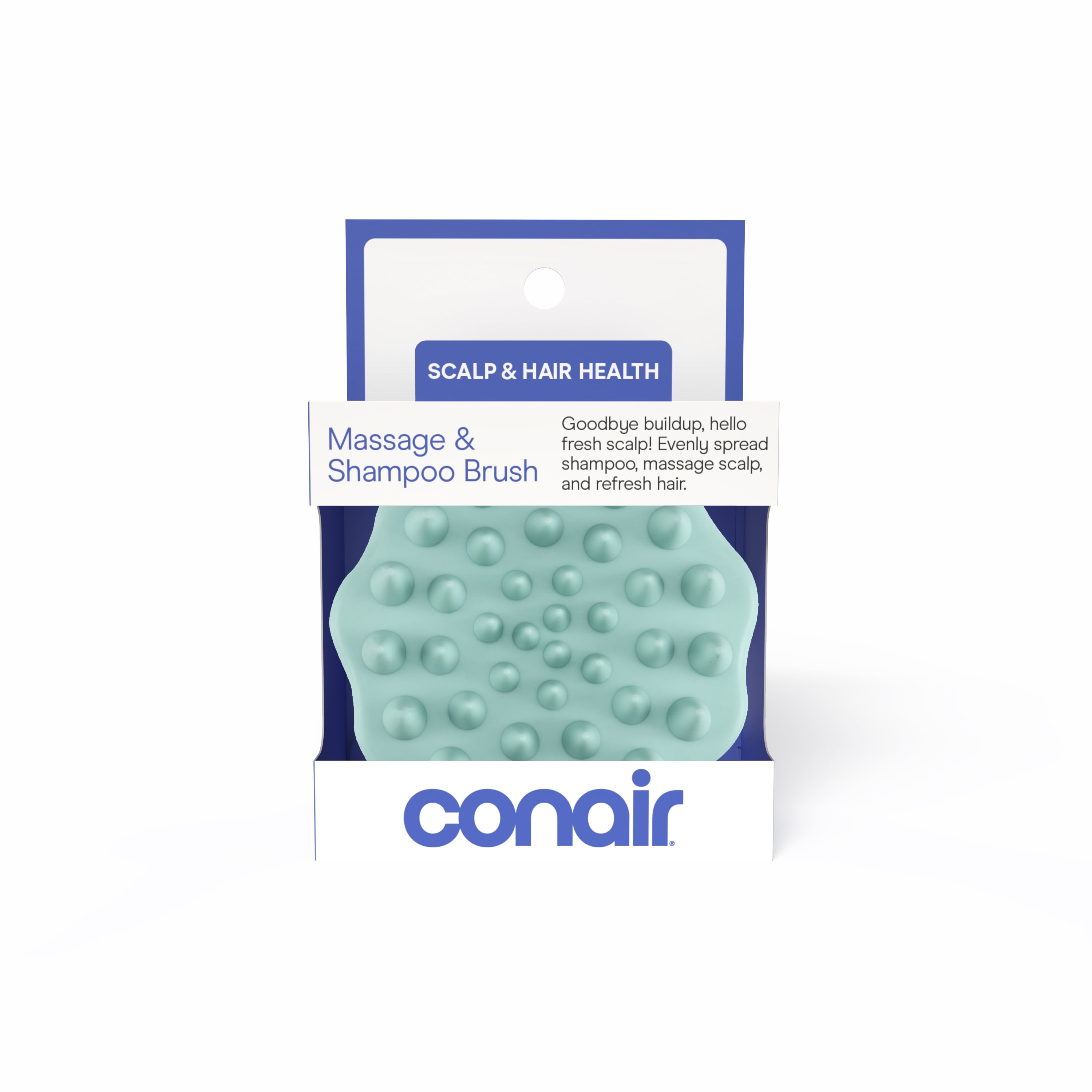 Conair Handheld Scalp Massager Shampoo Brush, Green, For All Hair Types Conair Handheld Scalp Massager Shampoo Brush, Green, For All Hair Types