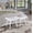 White 601, variant on Farmhouse Style Solid Wood Bench with Shelf, 36.1 Long Entryway Bench, Espresso, for Living Room or Bedroom Storage