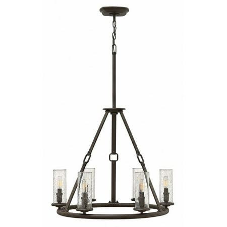 

Farmhouse Six Light Chandelier-Oil Rubbed Bronze Finish Bailey Street Home 81-Bel-3003666