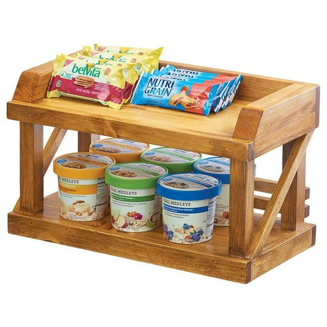 Cal Mil 3646-99 Madera Rang Plateau en Bois Récupéré - 16,25 x 7,75 x 9,5 Po.
