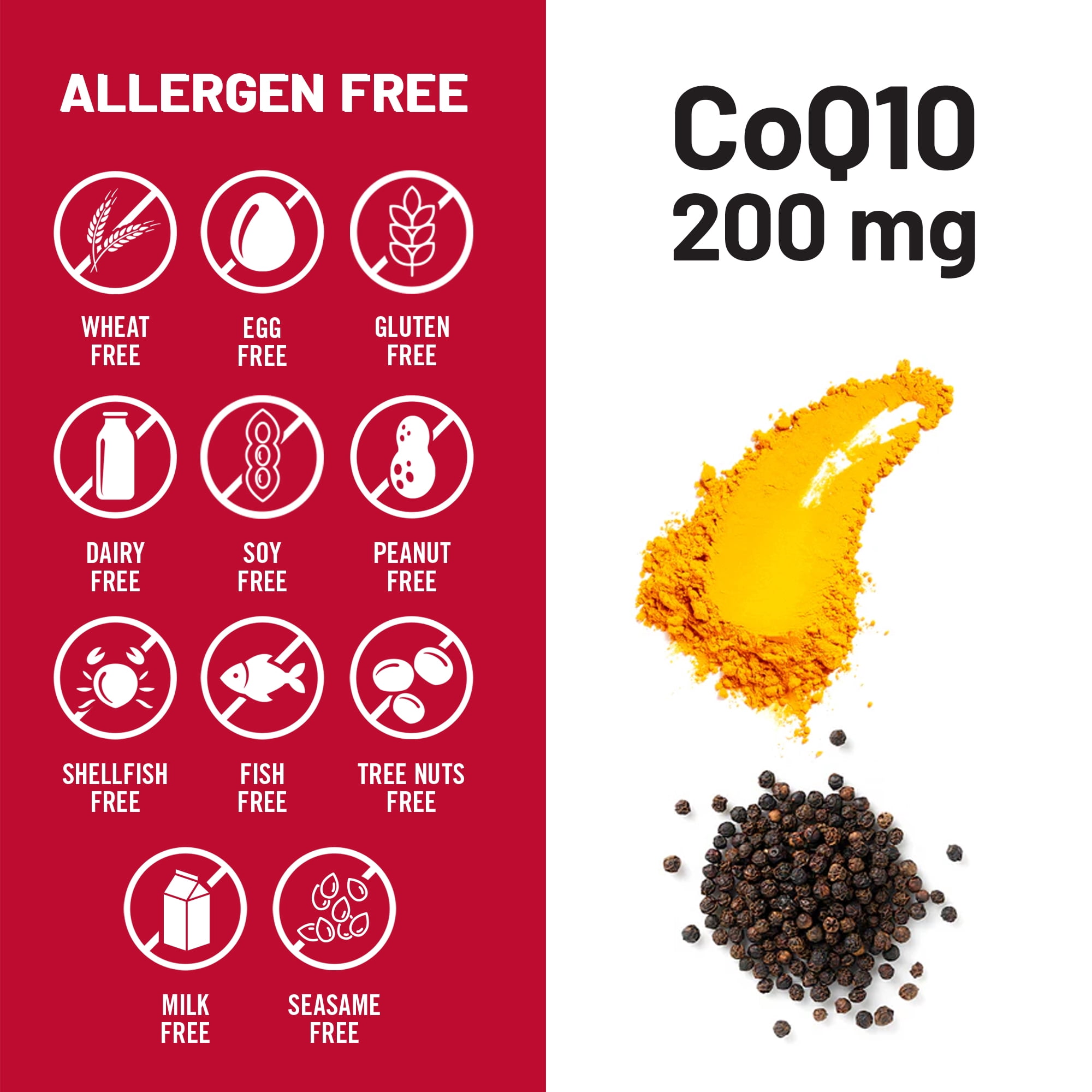 NatureWise CoQ10 200mg - High Potency Ubiquinone, Non-GMO - 90 Softgels[90-Day Supply]