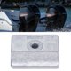thumbnail image 5 of Bloque del Ánodo de Zinc, 338635 Compacto Duradero para 8 9.9hp 15hp 4 Bordes de Trazo, 5 of 7