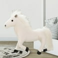 thumbnail image 6 of Stuffed Animals Horse Soft Sleeping Hug for Animal Themed Parties Living Room Holiday Birthday Gift , White, 6 of 8