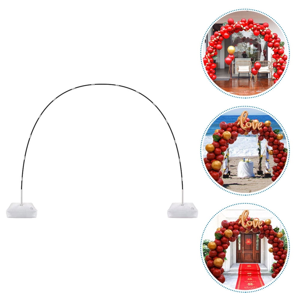 1 Set of Balloon Arch Stand Adjustable Balloon Arch Kit with Water Fillable Base for Party