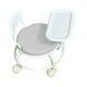 thumbnail image 2 of Silla infantil con respaldo para comer, bandeja y ruedas universales Gris, 2 of 9
