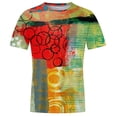 thumbnail image 4 of DPTALR Men Casual Digital Printing Sports Short Sleeve Summer Casual Tops, 4 of 5
