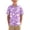 Purple-24, variant on Ugoldhm Children's Printed Short-Sleeve Shirts Cuban-Collar Single-Button Beach Vacation Floral Shirts Boys' Casual Open-Front Tops