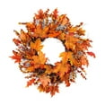 Christmas Wreaths Wivi 18 Inch Fall Wreath for Front Door, Fall Wreath