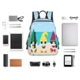 thumbnail image 4 of Fotbe Gnomes On The Beach Mochila Ligera para Hombres y Mujeres - Duradera y Resistente al Agua, Ideal para Escuela, Trabajo, Viajes y Uso Diario, 4 of 7