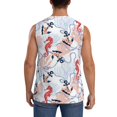 thumbnail image 4 of Pofeuu Sea Horse And Corals Print Men's Muscle T-Shirt, Sleeveless, Muscle Tank, Classic Muscle Tee Top For Men Casual Sleeveless Muscle T-Shirt Trendy Clothes-Medium, 4 of 7