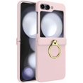 thumbnail image 1 of HCTian Ultra Slim Case for Samsung Galaxy Z Flip 6,Support Wireless Charging Case with 360°Rotating Kickstand and Hinge Protection Phone Shell, 1 of 7