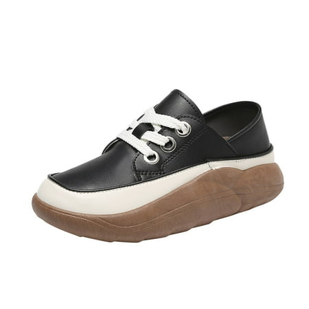 

KI-8jcuD Boat Shoes Women Slip On Womens Shoes Casual Flat Shoes Leather Surface Pump Lace Up Casual Shoes Casual Wedge Shoes For Women Closed Toe Women Shoes Casual Slip On Casual Shoes For Women L
