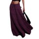 thumbnail image 3 of Falda Larga Bohemia Falda larga de línea A para mujer Falda plisada de capa informal Vestidos largos de vacaciones elegantes Cgtredaw Púrpura M para Mujer, 3 of 6