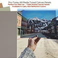 thumbnail image 4 of Paramount Pro-Tones All-Media Toned Canvas Panels 3-Pack - Triple-Primed 100% Cotton Canvas, Non-Reflective Colors - Grey 8x10", 4 of 7