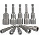 thumbnail image 2 of Hex Socket Set - 10 Pieces Magnetic Adapter for Impact Driver, 6-15mm Size Range, 1/4 Inch Drive Tool-Compatible Wrench Accessory Collection, 2 of 5