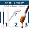 thumbnail image 3 of Povidone-iodine swabs, antibacterial swab sticks, iodine solution, nasal cavity cleaning swabs, individually packaged medical materials, trauma care, first aid, trauma cleanser, brand 50 pack box, 3 of 5