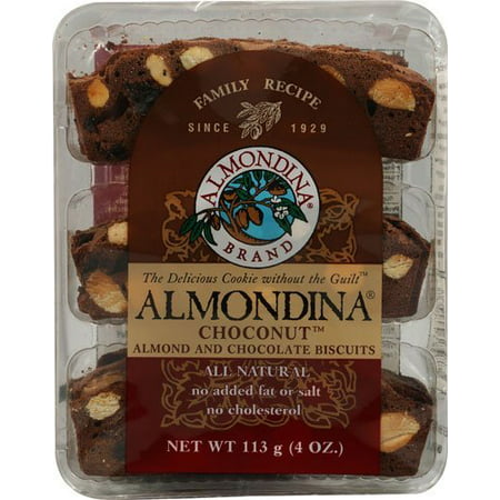 Almondina Biscuits Almond and Chocolate 4 oz - Pack of