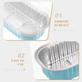 thumbnail image 4 of HLONK 25 Pcs Baking Mold Disposable Pans Bakeware with Lids Food Containers Plate Aluminum Foil Plastic, 4 of 6