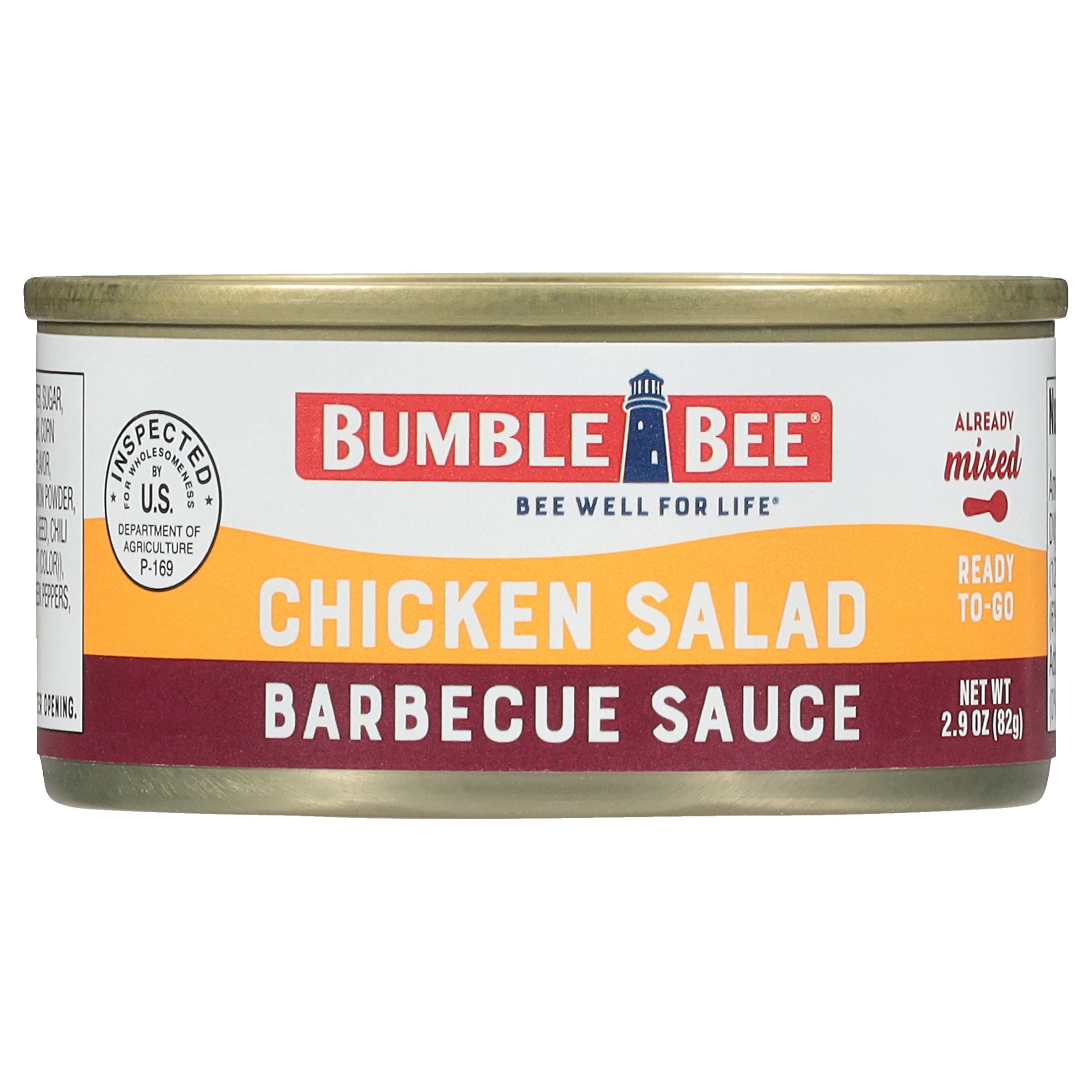 (12 pack) Bumble Bee Snack on The Run Barbecue Flavored Chicken Salad and Crackers Kit, Ready to Eat, Shelf Stable Box, 3.5 oz